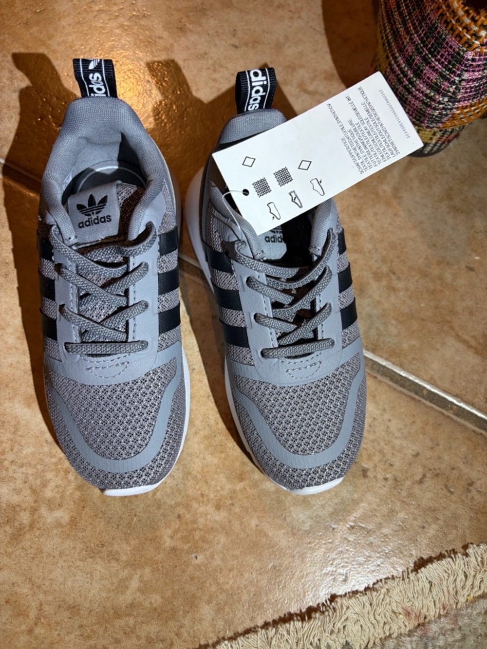 adidas Light Gray and Black Multix I Sneakers